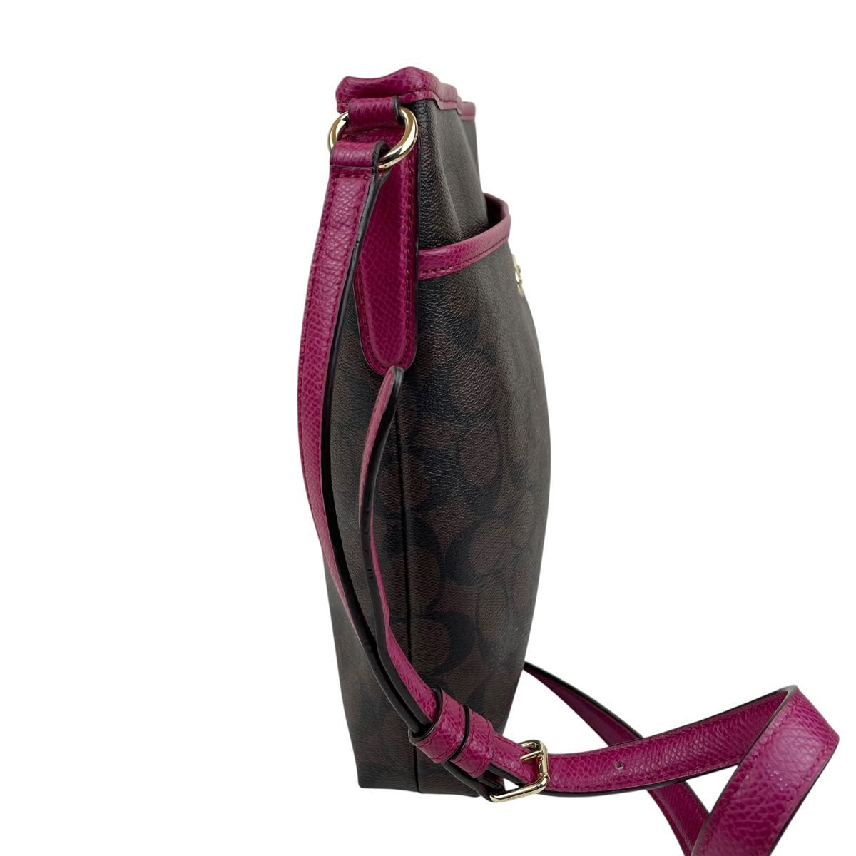 美品 COACH コーチ シグネチャー ショルダーバッグ クロスボディ