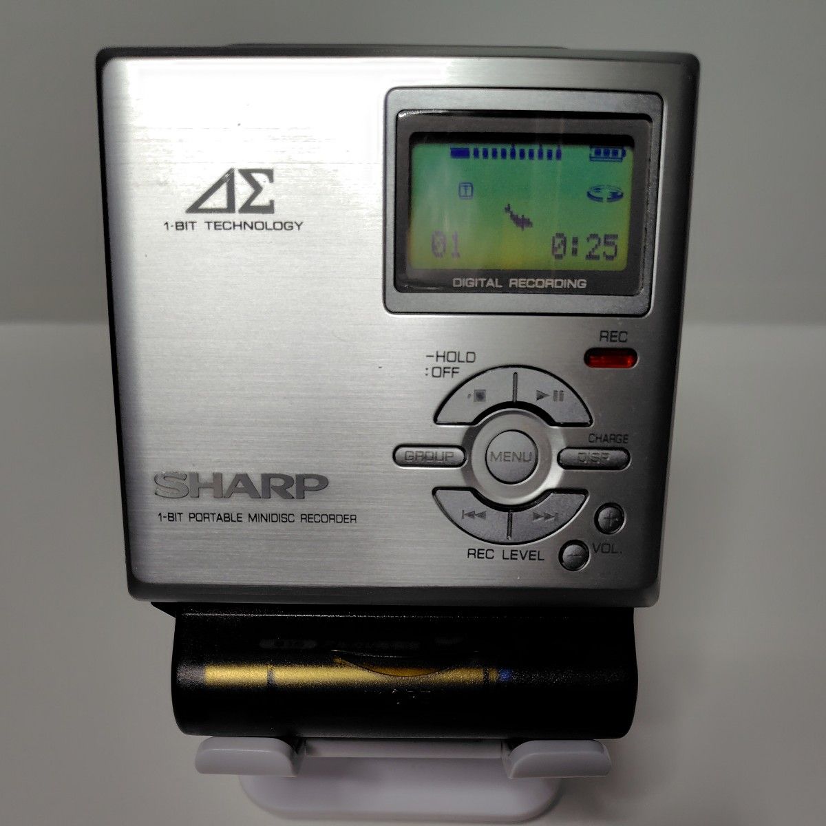 希少 極上中古美品 録再動作確認済 シャープ ポータブルMDレコーダー