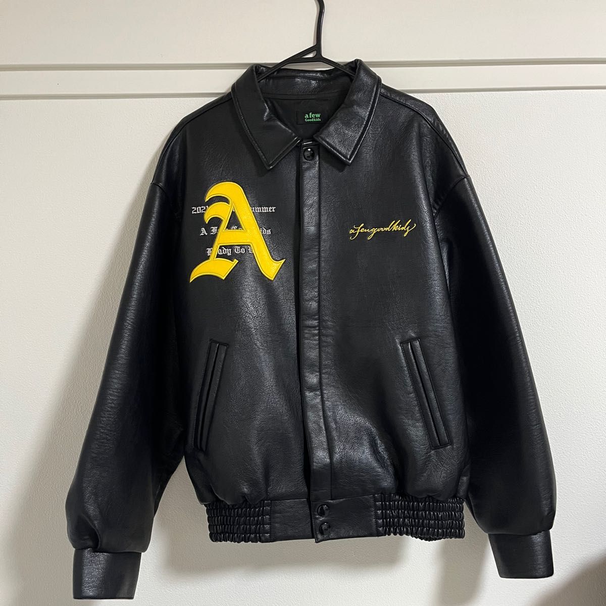 a few good kids スタジャン レザー A FEW GOOD KIDS AFGK ブラック