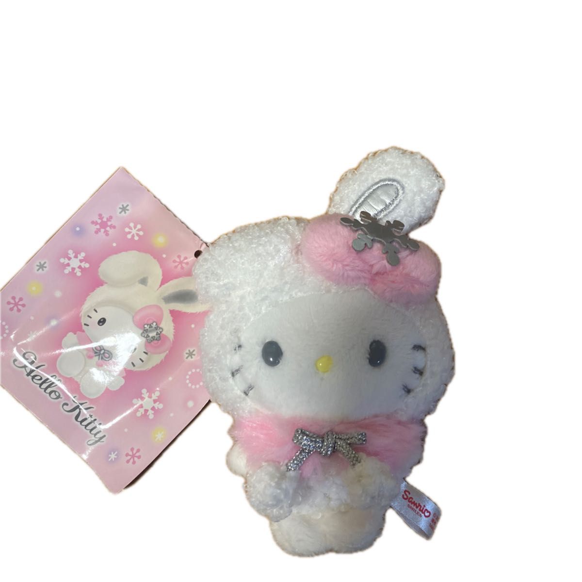 動物系 キティ ぬいぐるみ ストラップ 雪うさぎ しっぽ 等 動物系