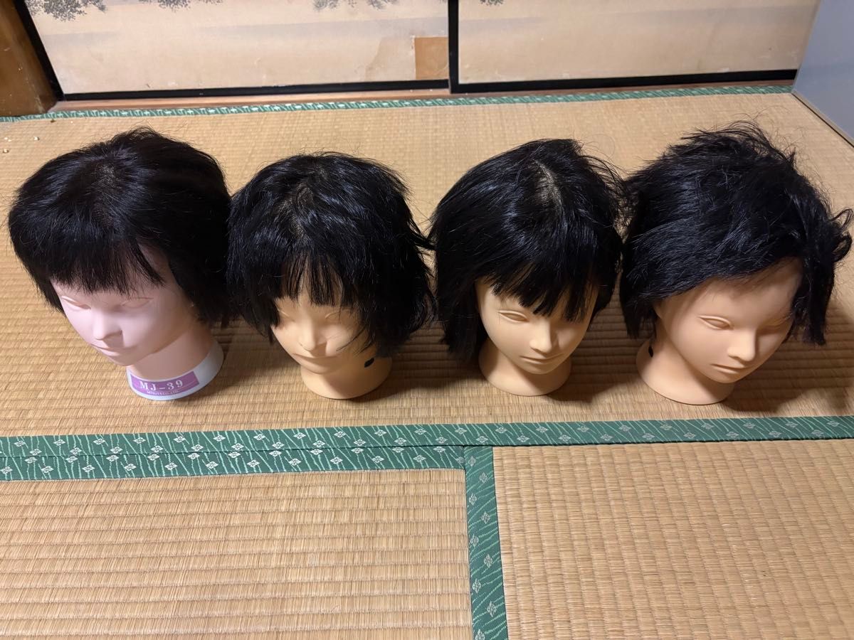 美容師国家試験 カットウィッグ 14体 新品あり 練習用 まとめ売り