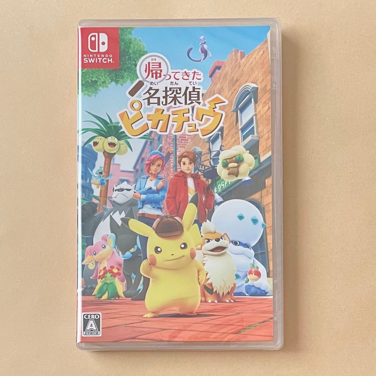 Switch】 帰ってきた 名探偵ピカチュウ 新品 未開封 シュリンク付