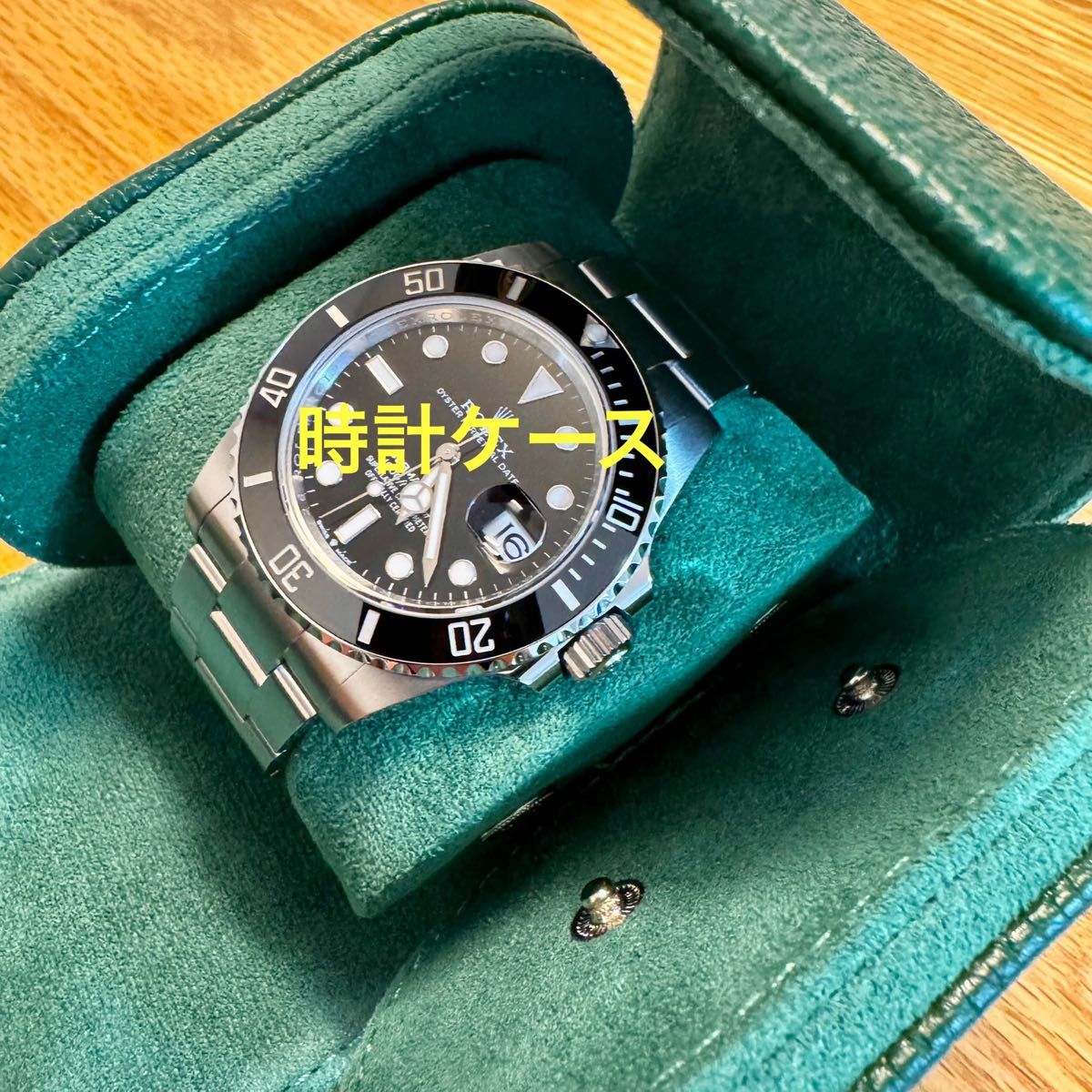 新品 時計ケース ウォッチケース ウォッチBOX グリーン 緑 PUレザー製