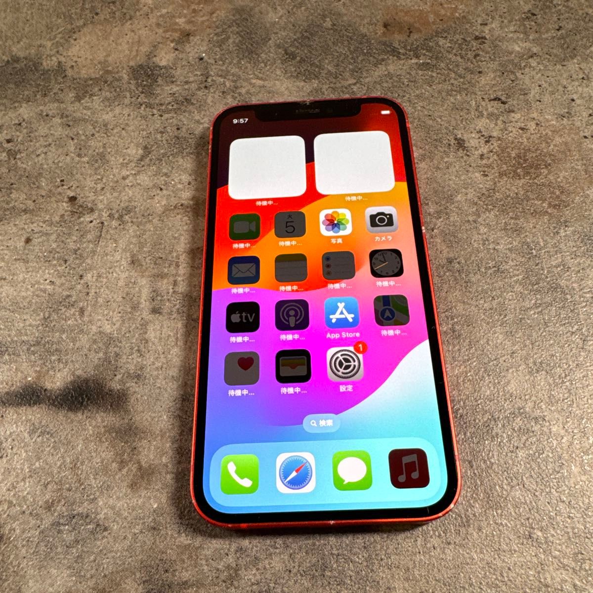 05342 iPhone12 mini 64GB レッド SIMフリー ジャンク品 本体のみ