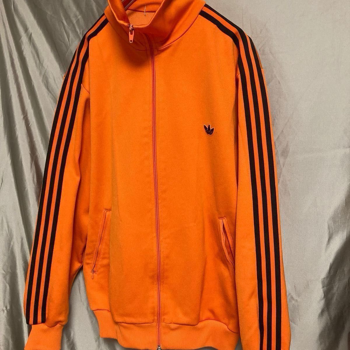 西ドイツ 時代 アディダス ジャージ デサント オレンジ 黒 3L 相当 超