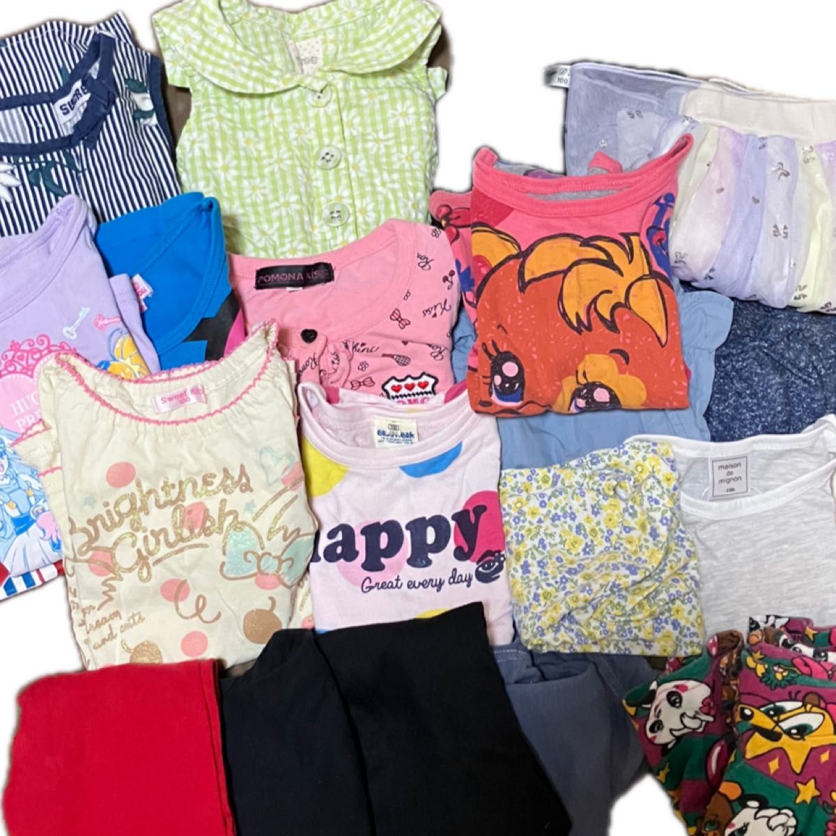 女の子 夏服 まとめ売り 100サイズ Tシャツ ワンピース 20点以上