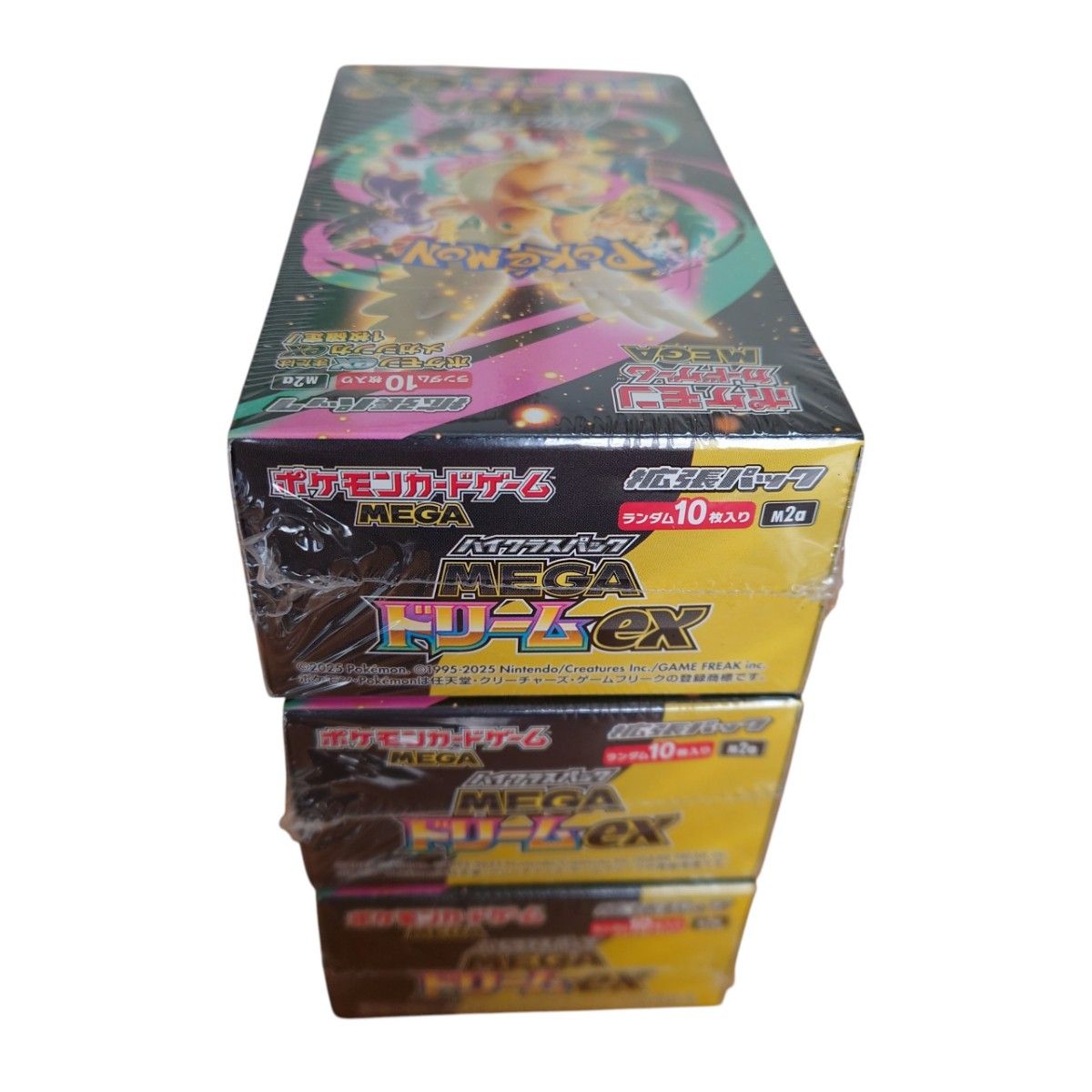 ポケモンカードゲーム MEGA メガドリームex シュリンク付き 3 box
