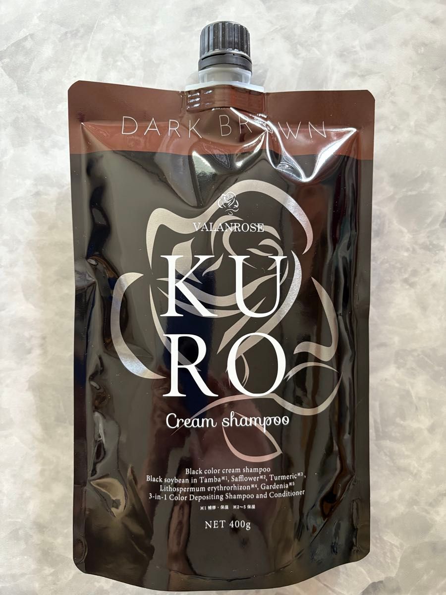 新品未開封》VRクロクリームシャンプー ダークブラウン400g｜Yahoo