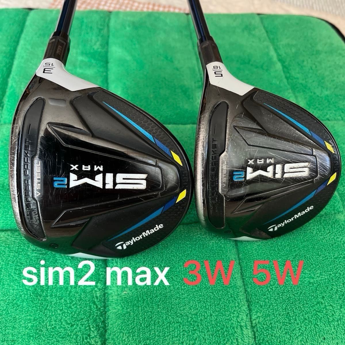 テーラーメイド sim2 max フェアウェイウッド 3W 5W 2本セット｜Yahoo