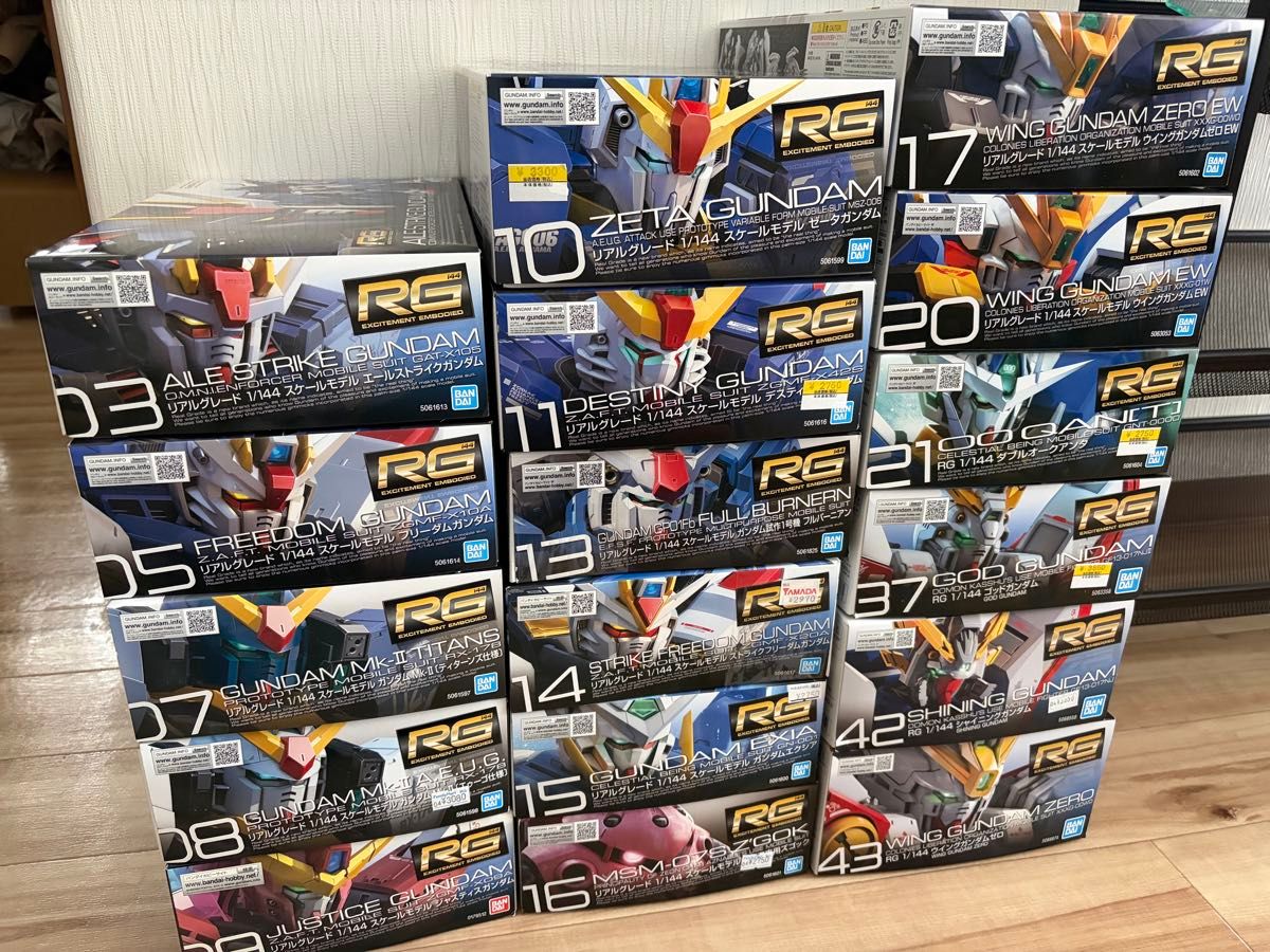 もう勘弁して RG ガンプラセット 17体 未組立｜Yahoo!フリマ（旧PayPay