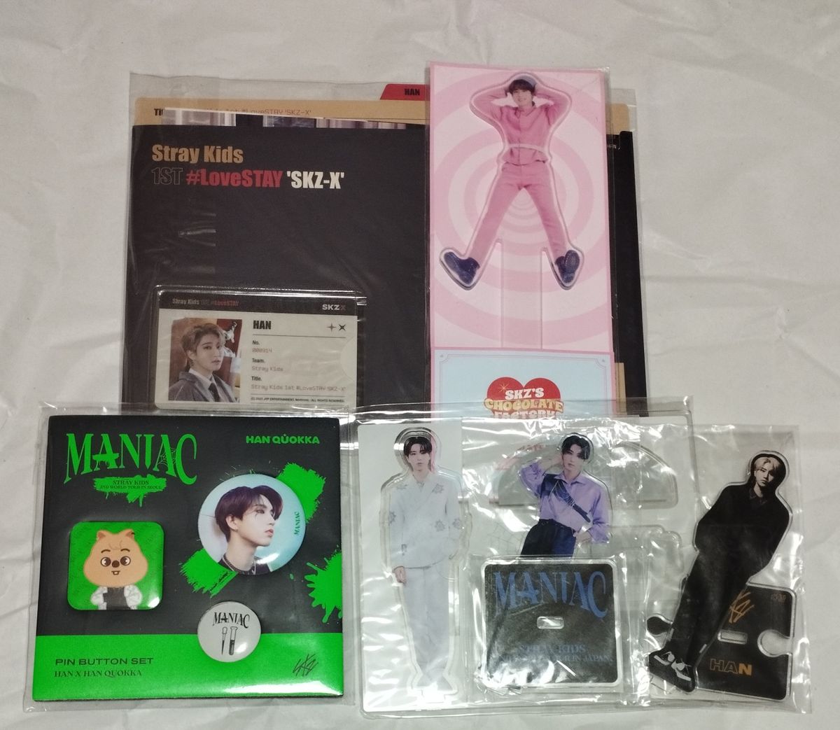 ハン straykids グッズまとめ アクスタ ポストカード ピンボタン