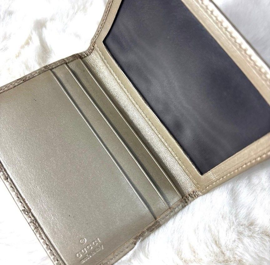 GUCCI グッチ カードケース GG総柄 ラブリーハート インターロッキング