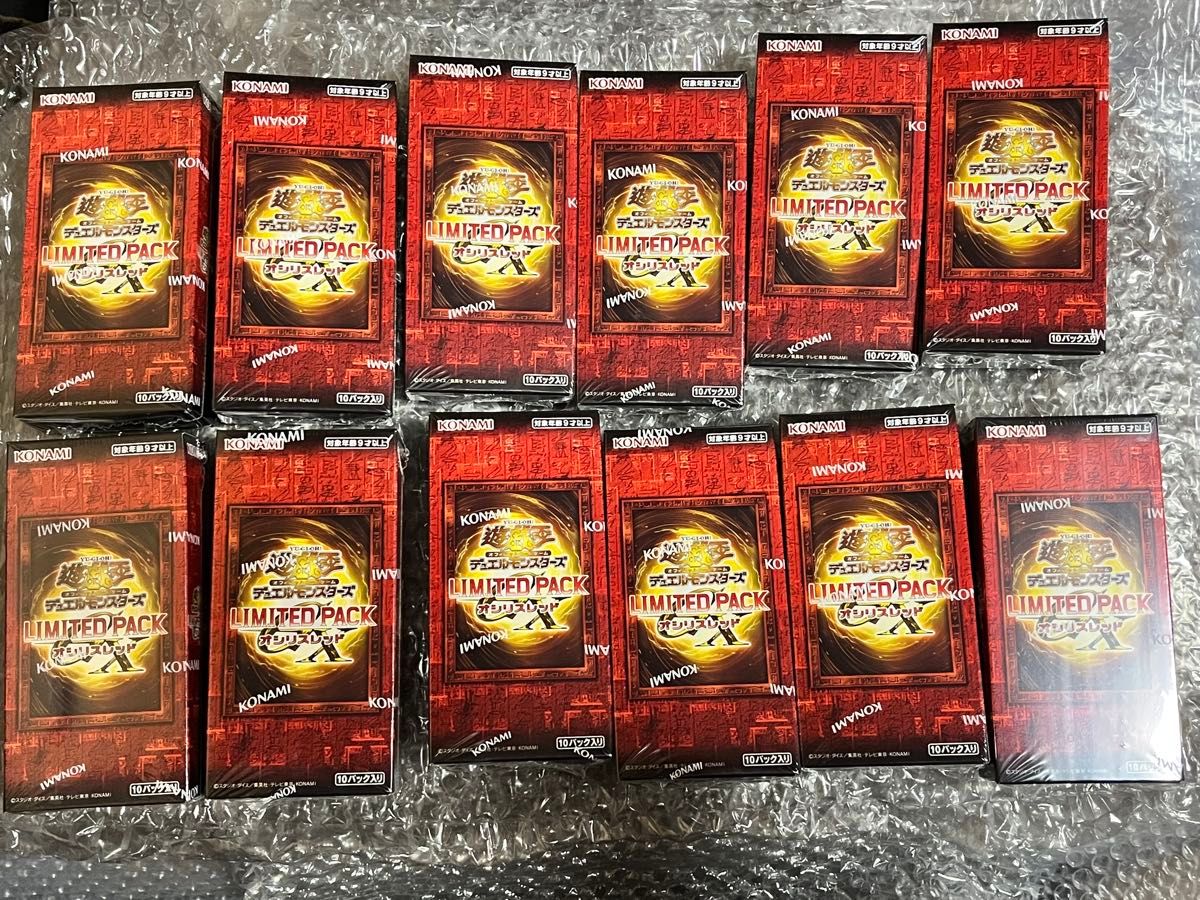 遊戯王 OCG デュエルモンスターズ LIMITED PACK オシリスレッド 12 BOX
