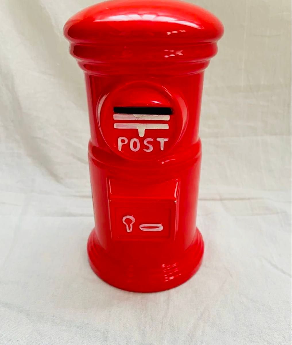 ノベルティ！昭和レトロなポスト貯金箱 ノベルティ！昭和レトロな