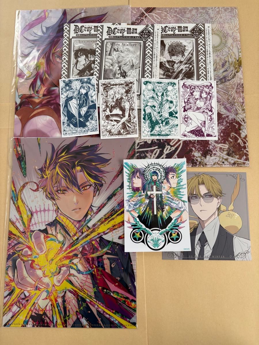 ジャンプSQ.RISE スクエアカード 描き下ろしイラスト アニメイト 5点