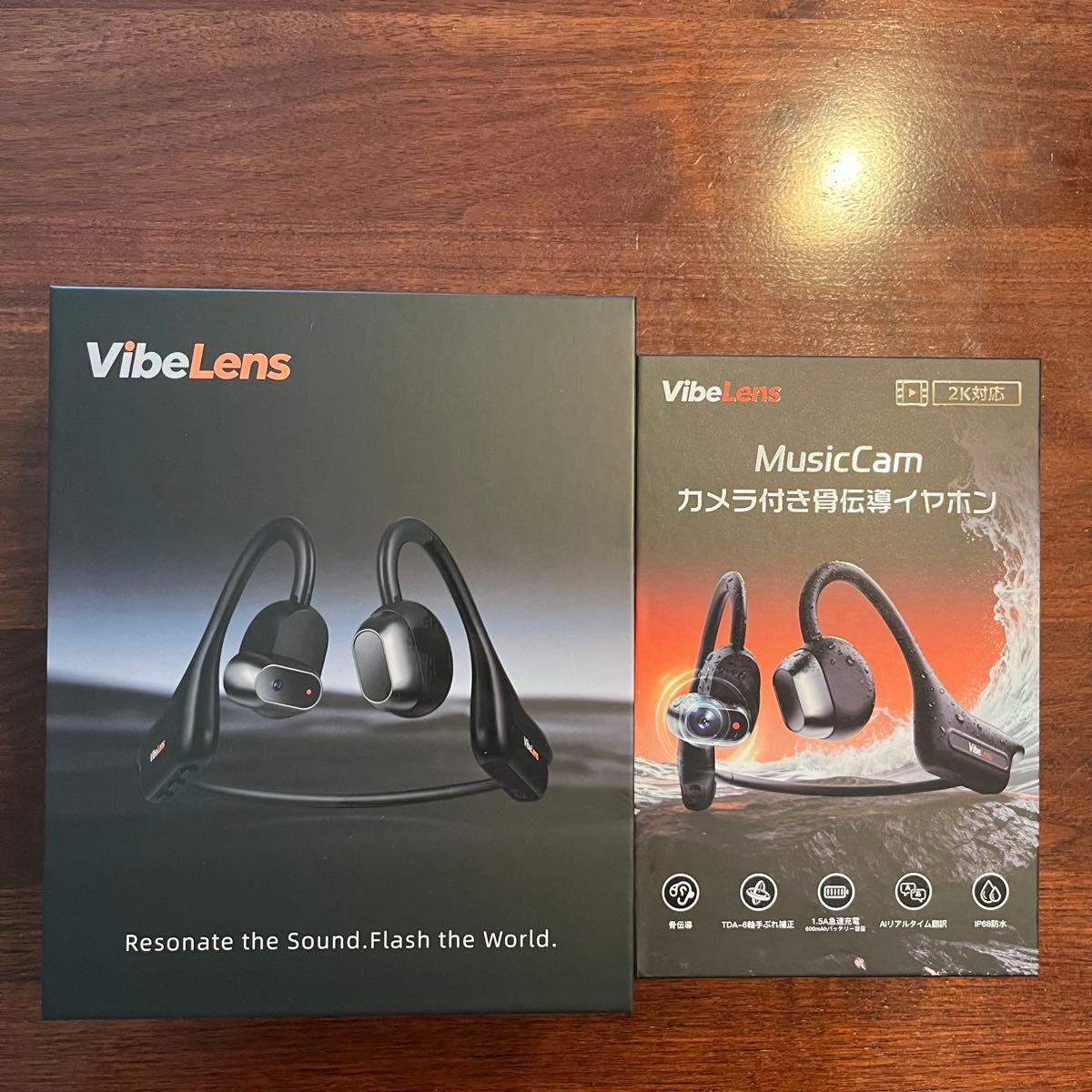 VibeLens MusicCam 2K対応 カメラ付き骨伝導イヤホン 初期化済｜Yahoo