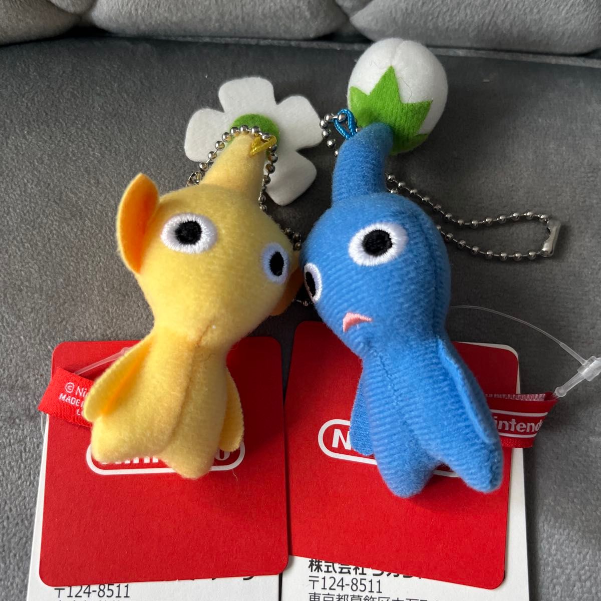 新品未使用 タグ付き Nintendo Pikmin 黄ピクミン 青ピクミン セット