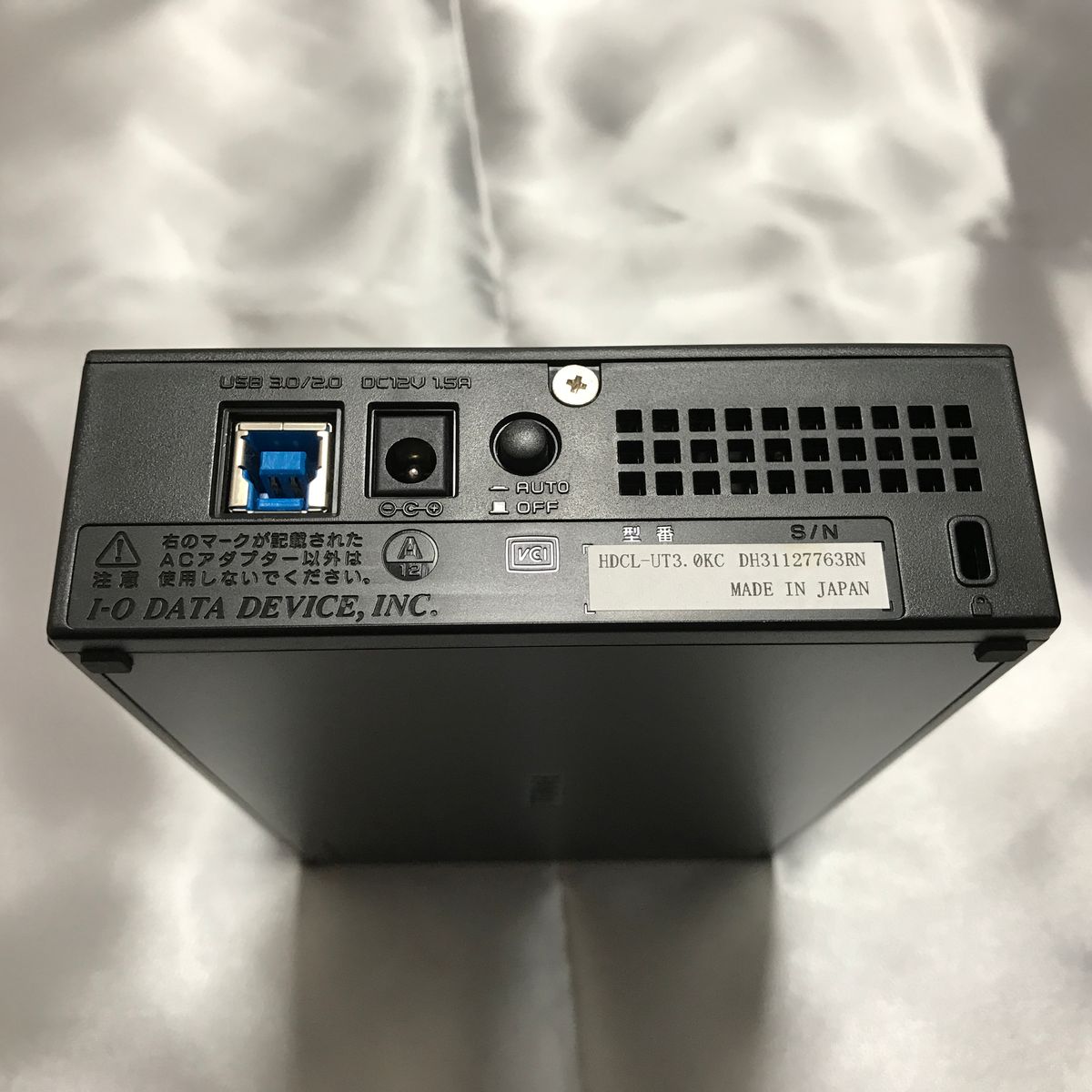 注意】アイ・オー・データ(I-O DATA) 外付けHDD 3TB HDCL UT3 0KC