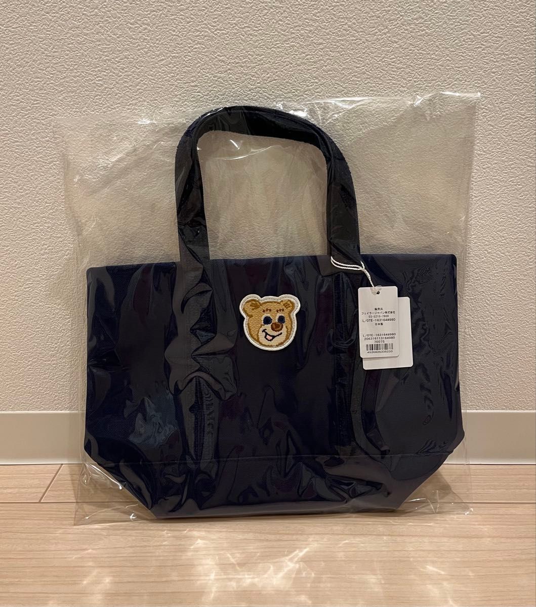 FEILER オールドテディ ワッペントートバッグ ネイビー｜Yahoo!フリマ