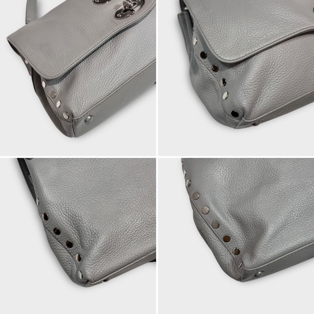 美品 ZANELLATO ザネラート ポスティーナ 2way ショルダーバッグ