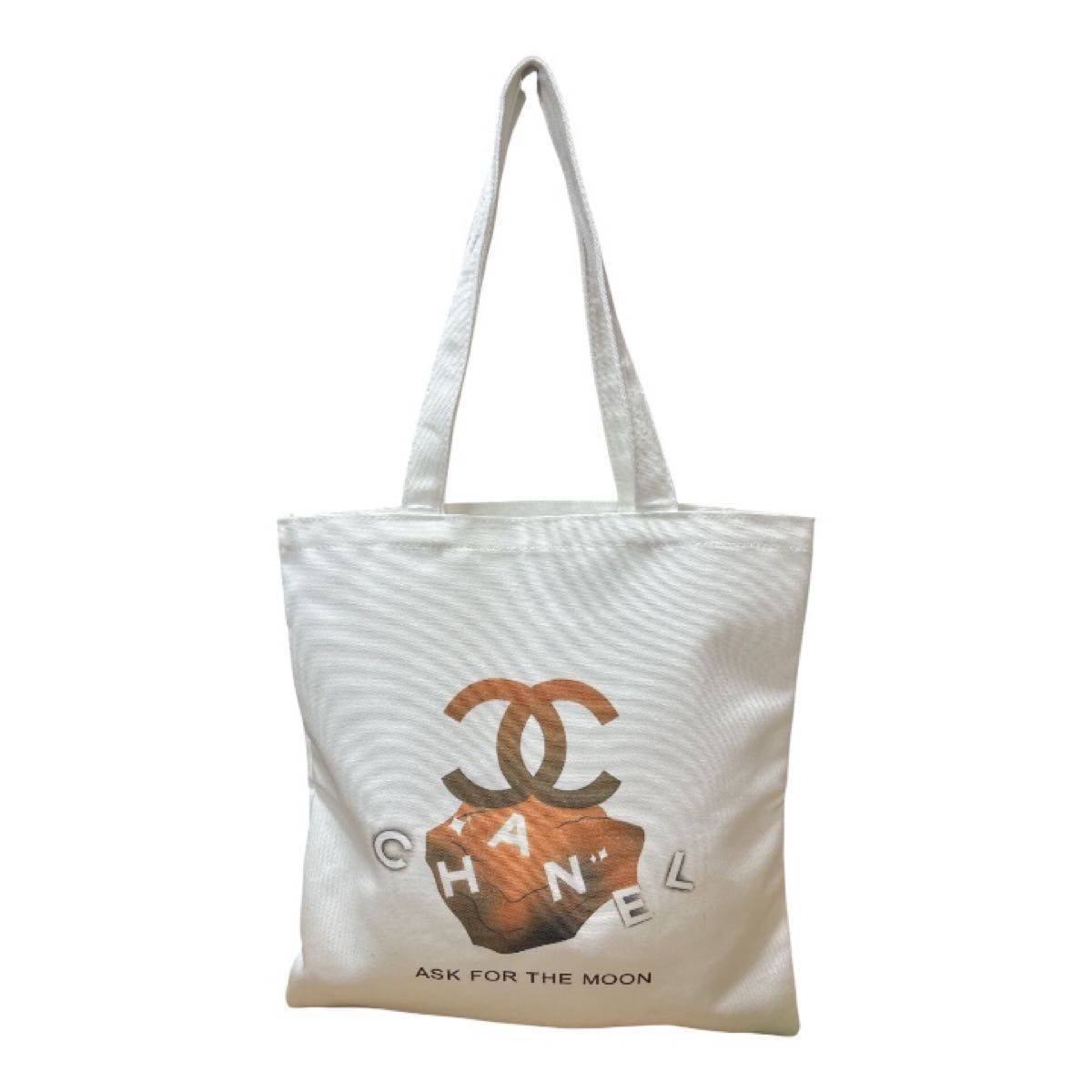 トートバッグ CHANEL ココマーク ホワイト シャネル ノベルティ