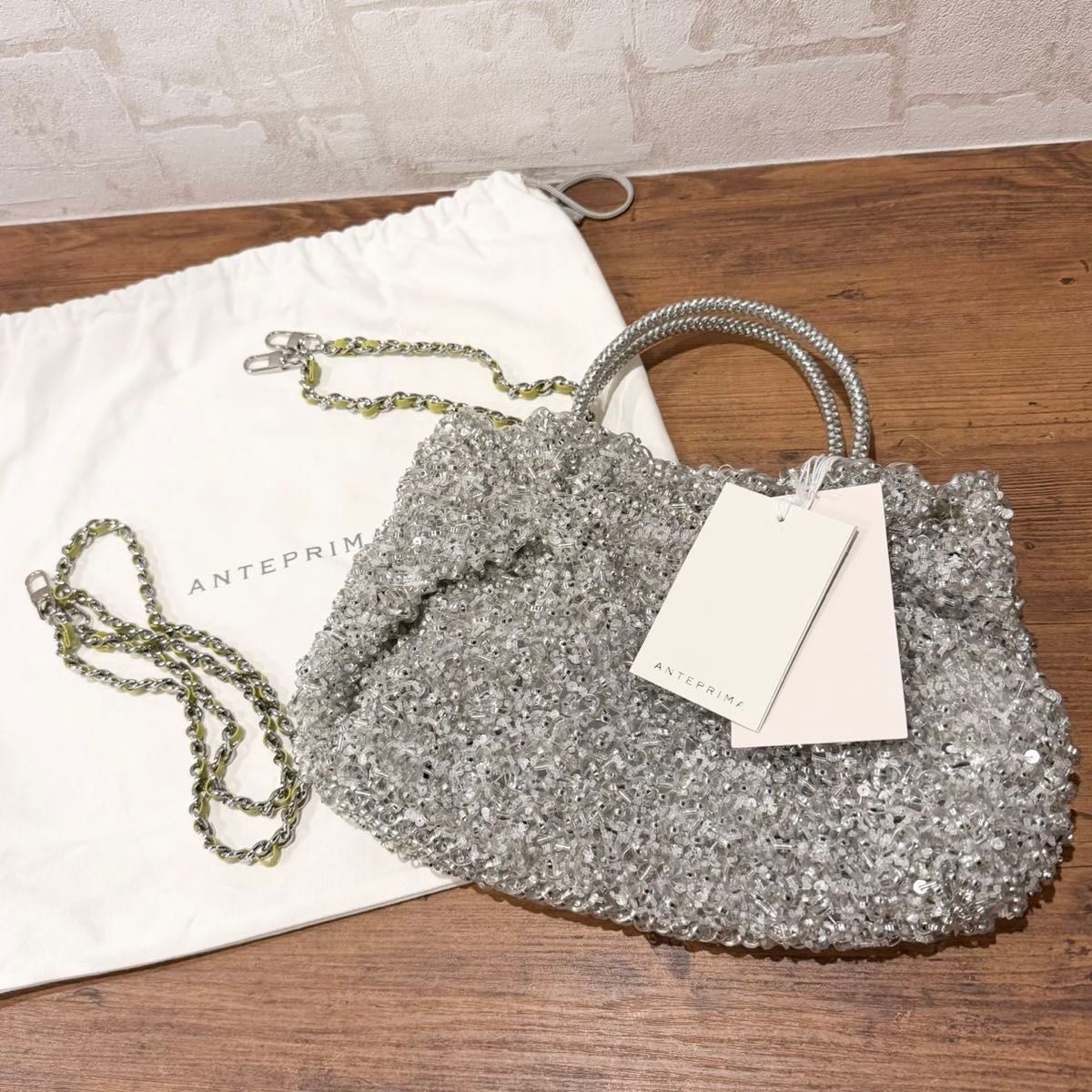 未使用品 ANTEPRIMA アンテプリマ チェーンショルダーバッグ｜Yahoo