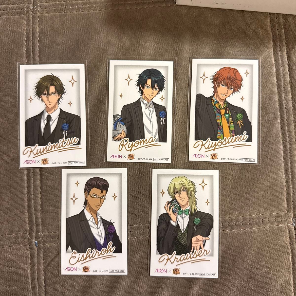 バラ売り可】新テニスの王子様 イオンコラボ チェキ風カード 5枚セット