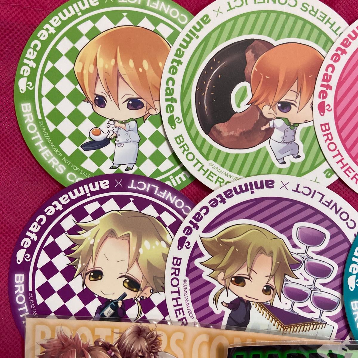 BROTHERS CONFLICT ブラコン グッズ まとめ売り 缶バッジ コースター