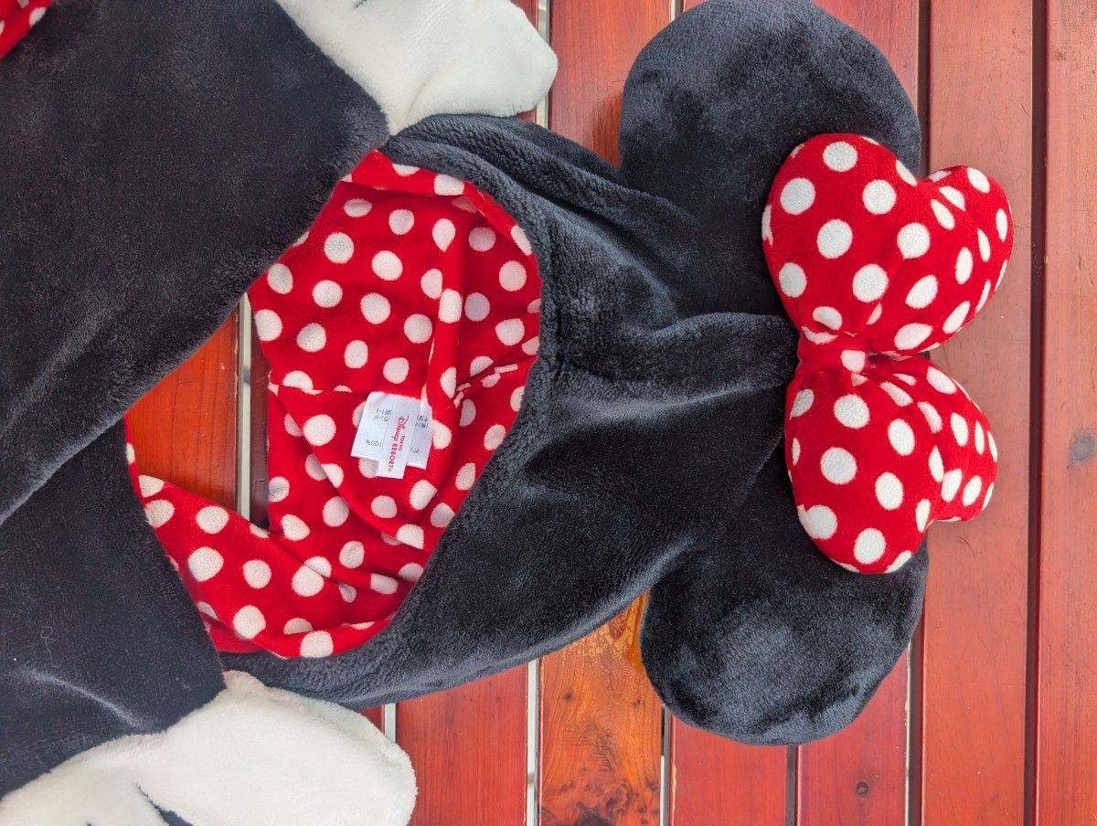 ディズニー ミニーマウス ファンキャップ マフラーキャップ
