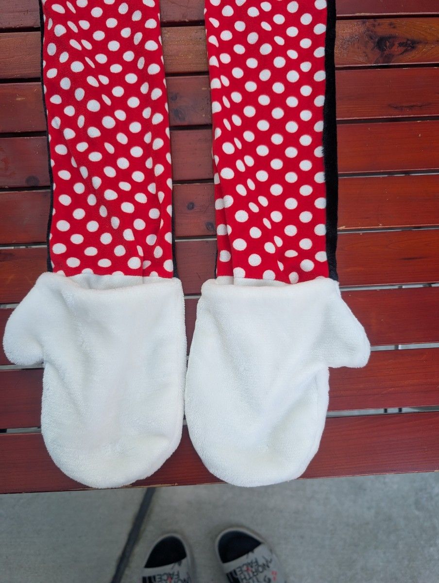 ディズニー ミニーマウス ファンキャップ マフラーキャップ