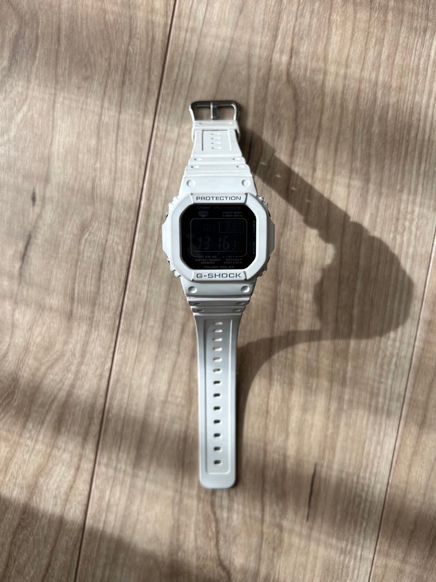 G-SHOCK CASIO ホワイト 腕時計 デジタル GW-M5610MD PROTECTION
