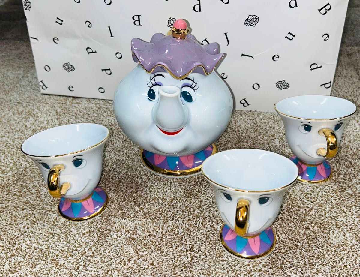 東京ディズニーランド ポット夫人 ティーポットとカップセット｜Yahoo