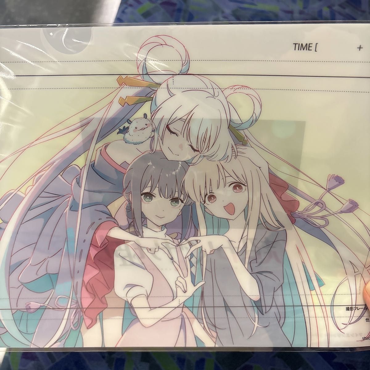 映画 超かぐや姫 ラフ原画クリアファイル かぐや 酒寄彩葉 月見ヤチヨ