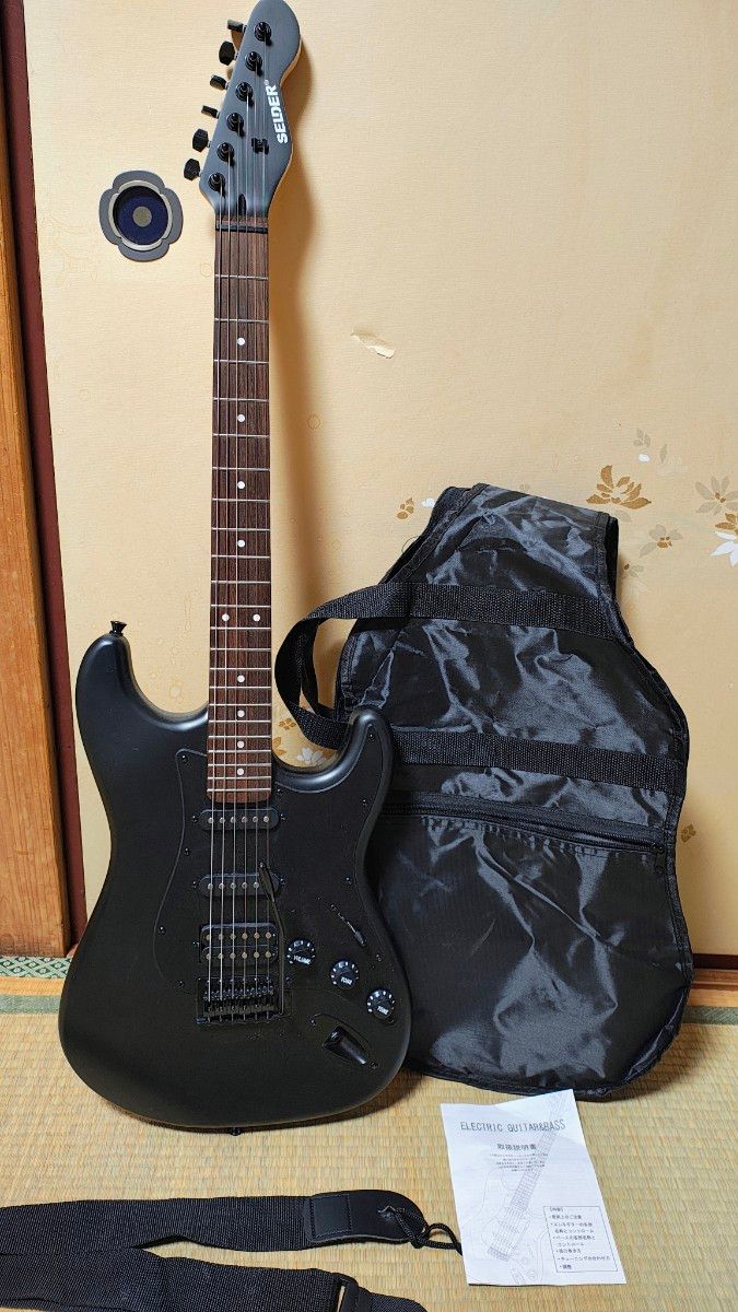 格安 SELDER セルダー ストラトキャスター STC-04 マッドブラック