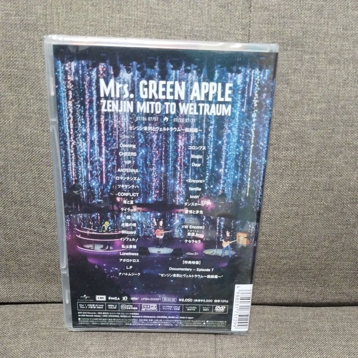 Mrs GREEN APPLE ゼンジン未到とヴェルトラウム DVD 新品未開封｜Yahoo