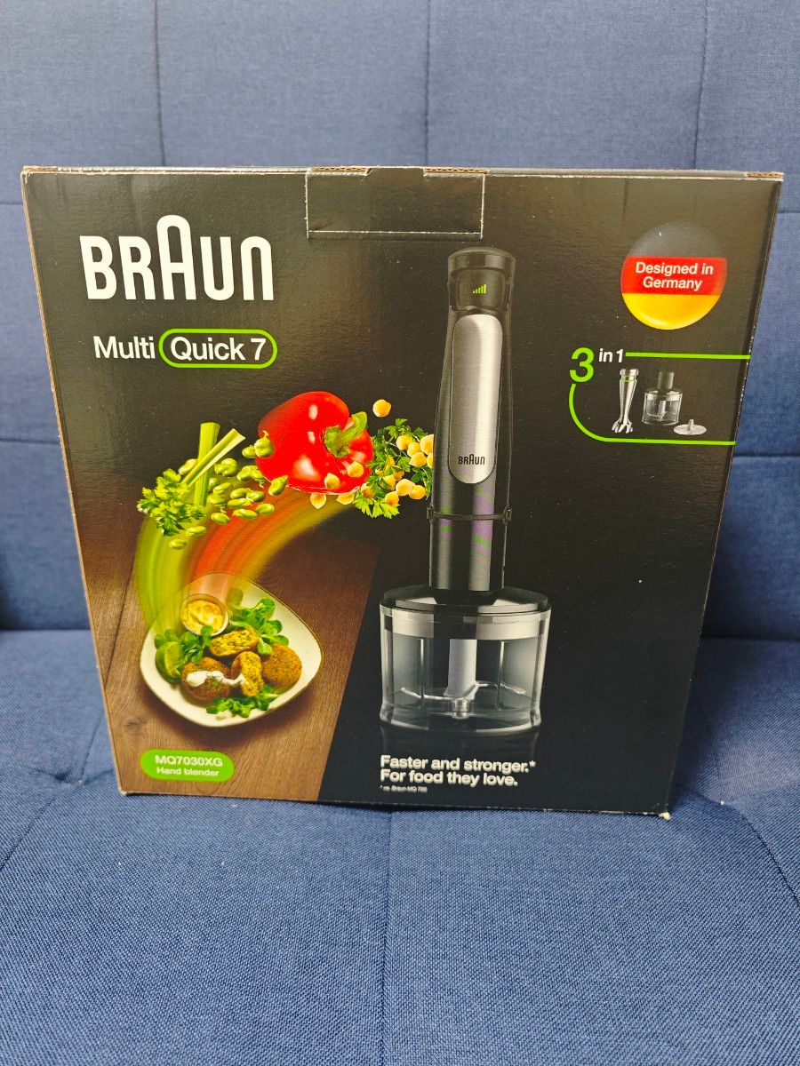 新品未開封】BRAUN ブラウン マルチクイック7 ハンドブレンダー