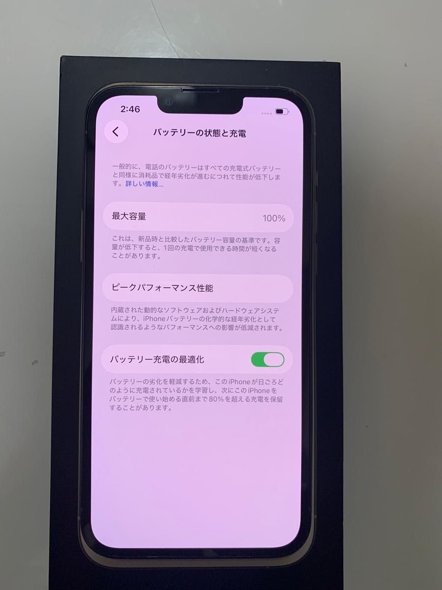 Iphone 13 Pro 256GB シエラブルー 純正バッテリー100%｜Yahoo!フリマ
