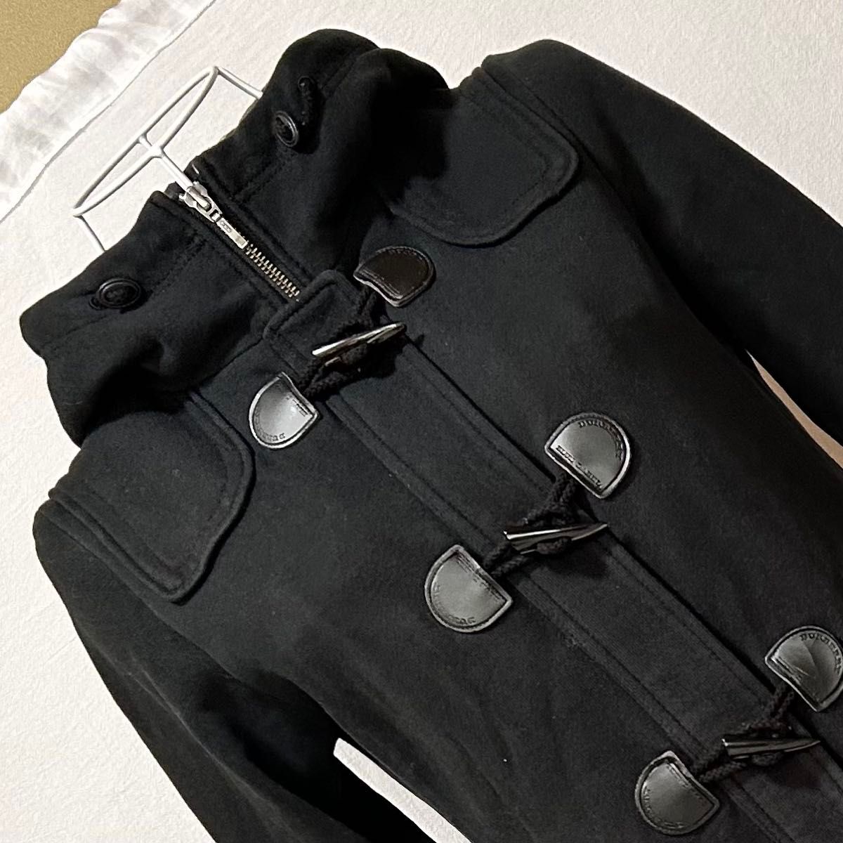 美品 バーバリー ブルーレーベル ダッフルコート フロントジッパー