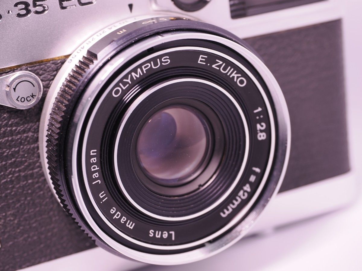 フィルムカメラ オリンパス 35 EC 42mm F2 8 動作品 コンパクト 昭和