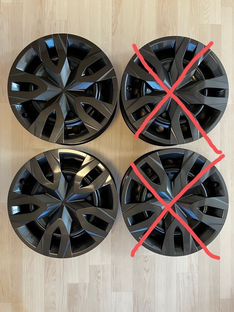 トヨタ60系プリウス 17インチ純正スチールホイール 2本セット♯①