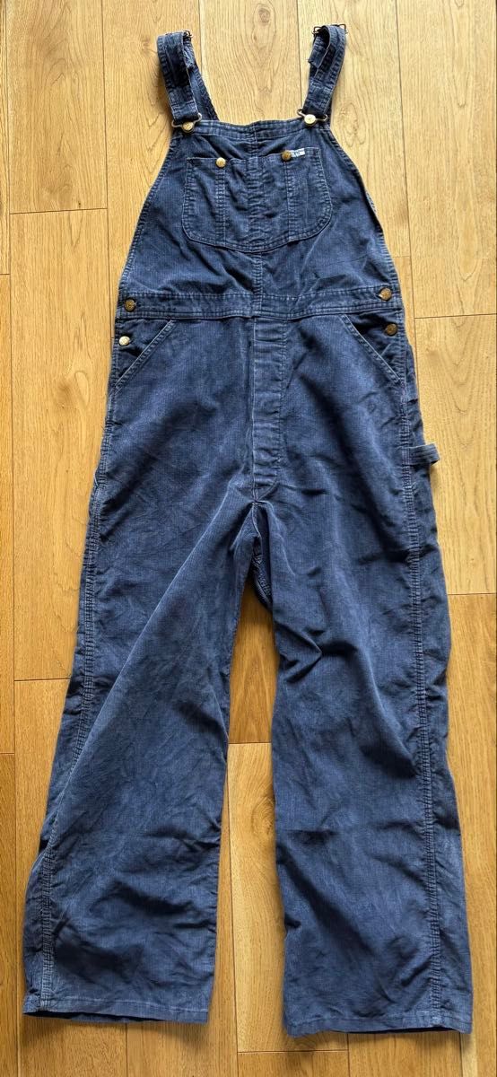 LEE リー オーバーオール サロペット コーデュロイ ブルー USA製