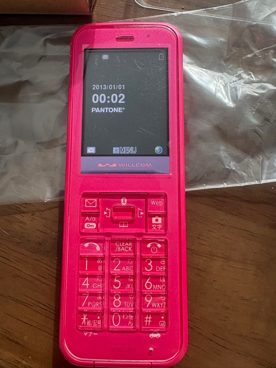 SHARP WX03SH Vivid Pink 本体 ウィルコム｜Yahoo!フリマ（旧PayPay
