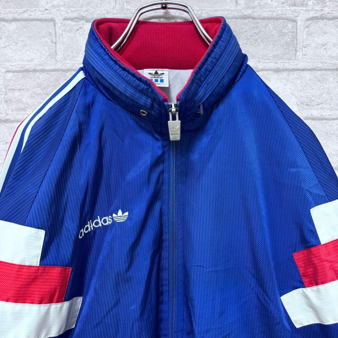 80s 90s デサント製】adidas アディダス ナイロンジャケット