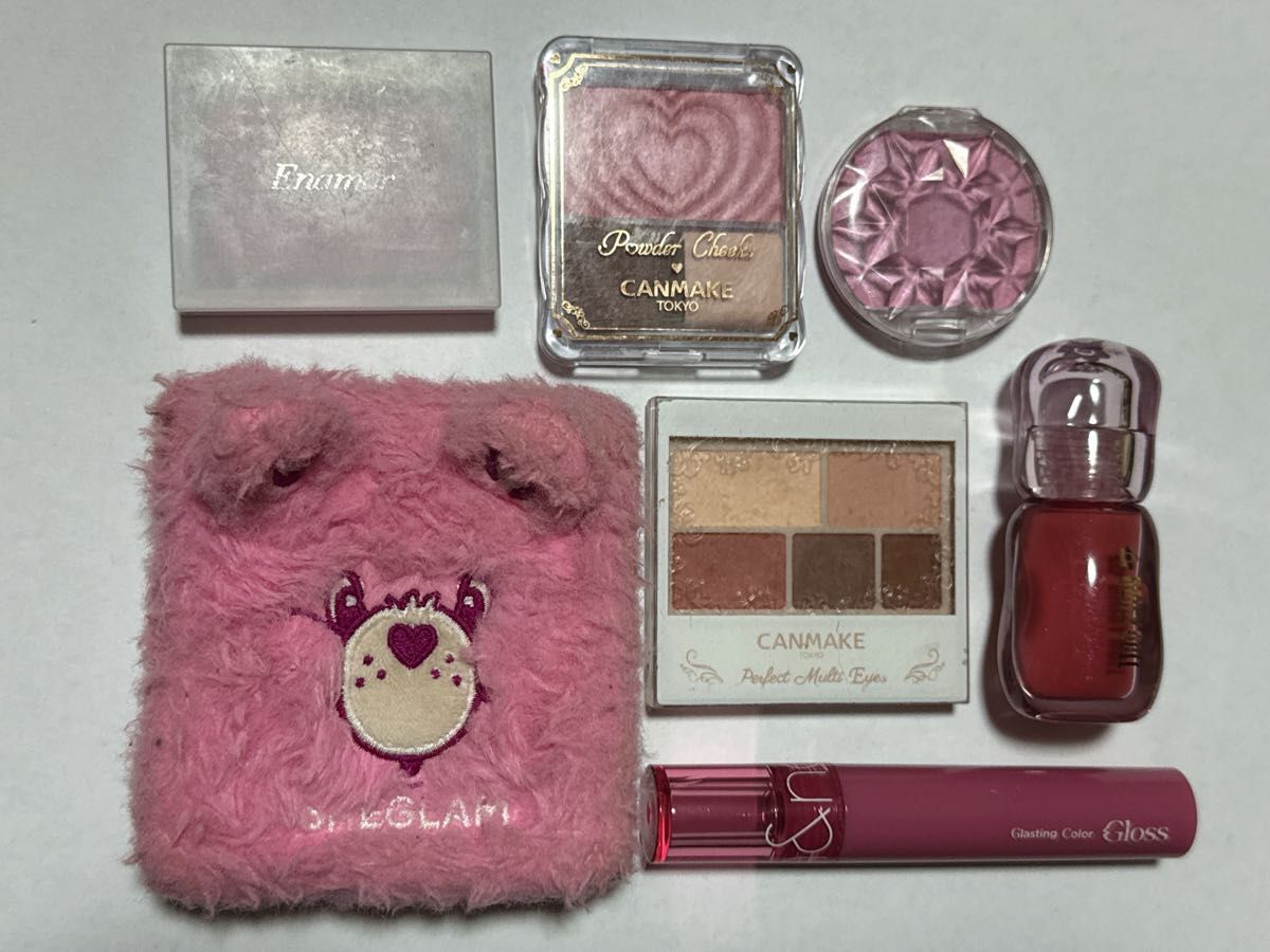 チーク・リップ・アイシャドウ】青みピンク コスメまとめ売り｜Yahoo