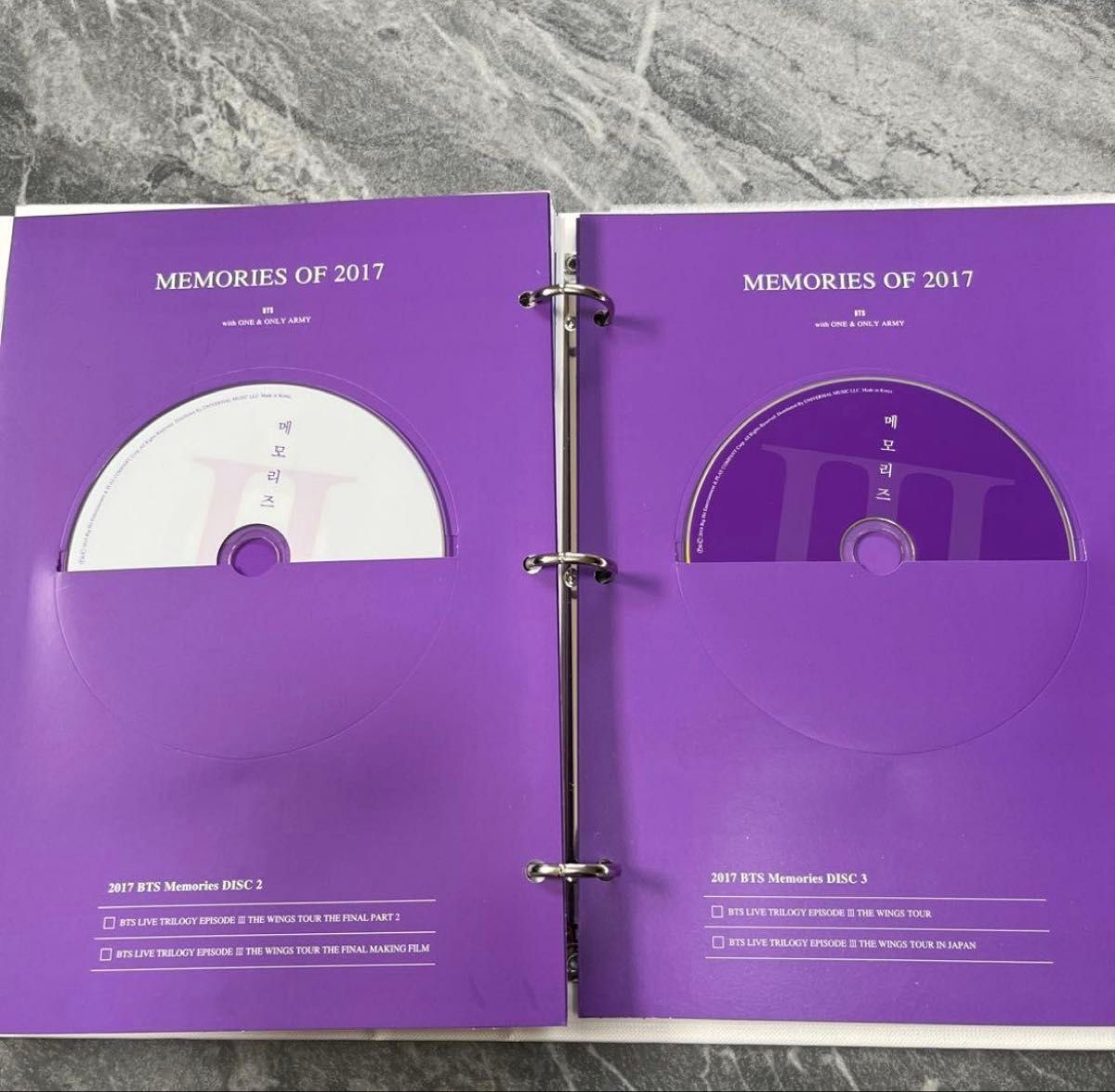 BTS 2017年メモリーズ DVD5枚組 【テヒョントレカ付き】｜Yahoo!フリマ