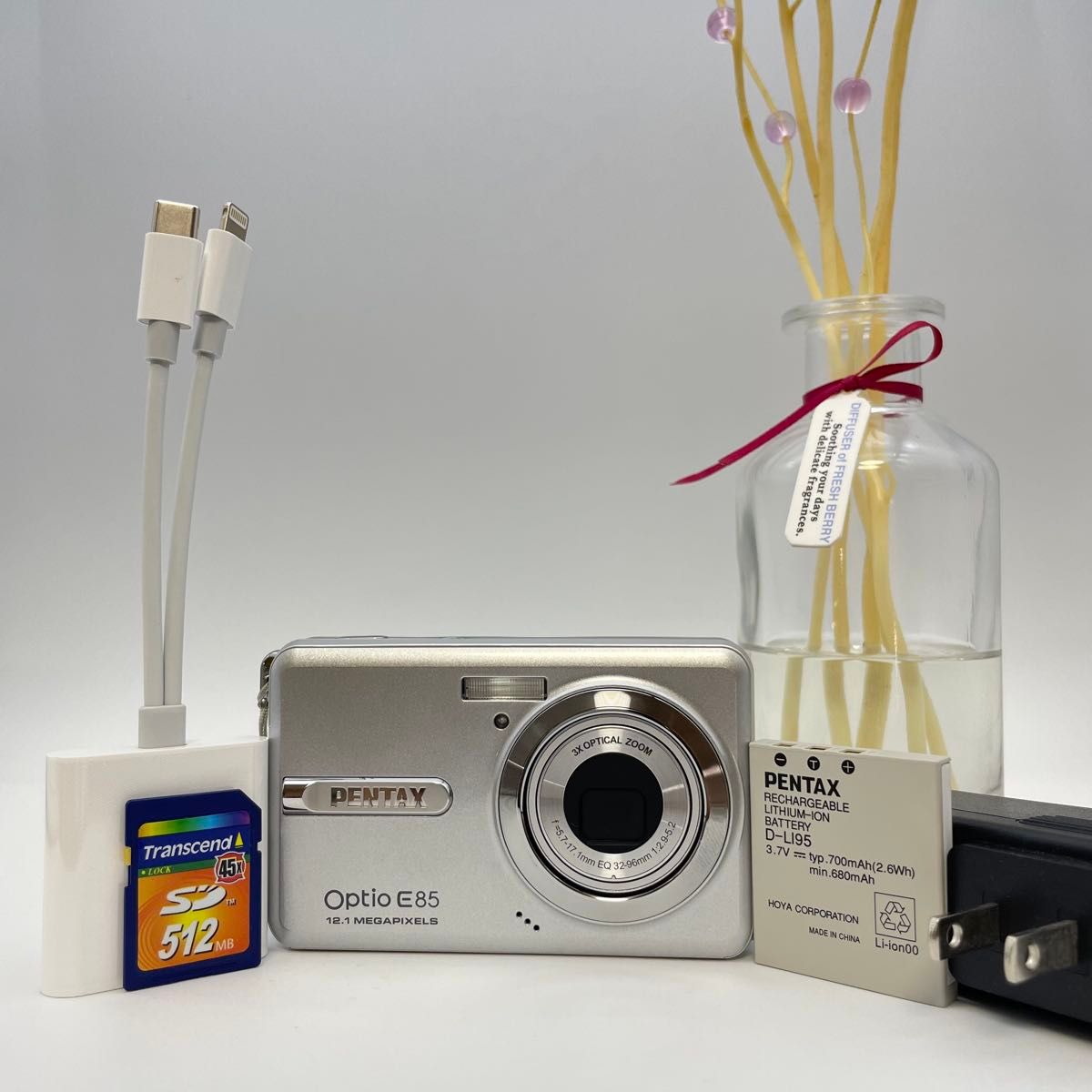 美品 動作確認済】PENTAX ペンタックス Optio E85 オプティオ