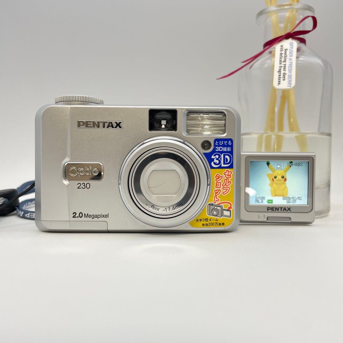 美品 動作確認済】PENTAX ペンタックス Optio 230 オプティオ スマホ