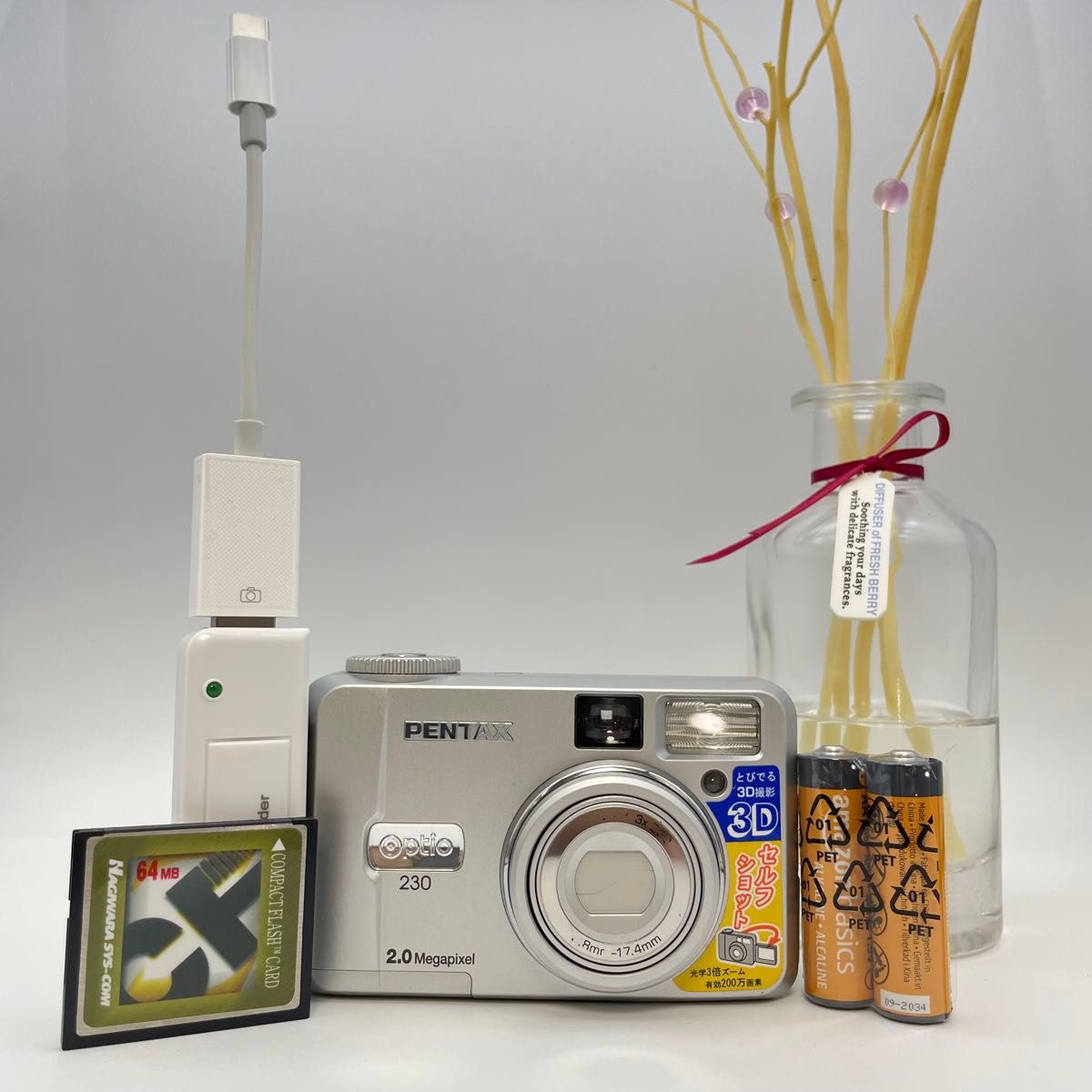 美品 動作確認済】PENTAX ペンタックス Optio 230 オプティオ スマホ