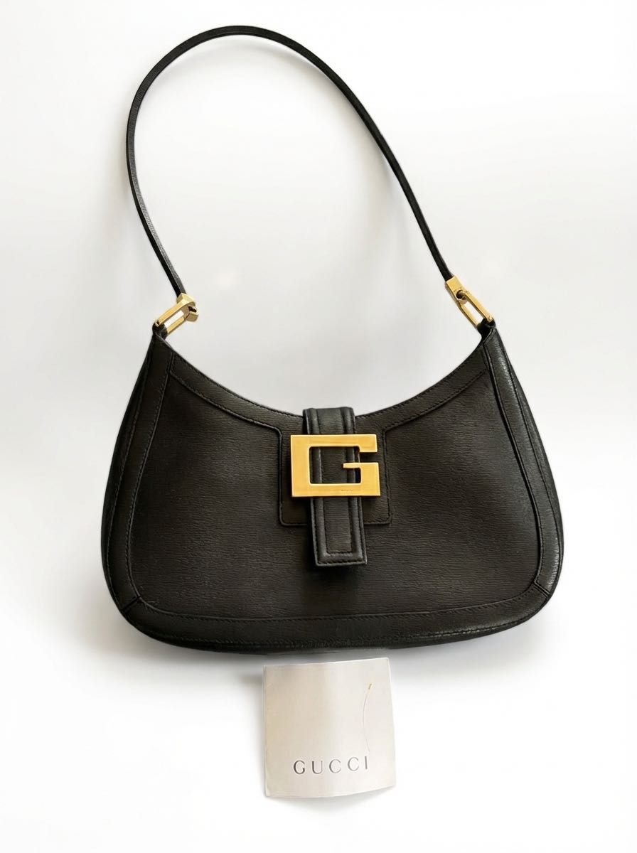 GUCCI ホーボー ワンショルダー G金具 レザー ショルダーバッグ グッチ