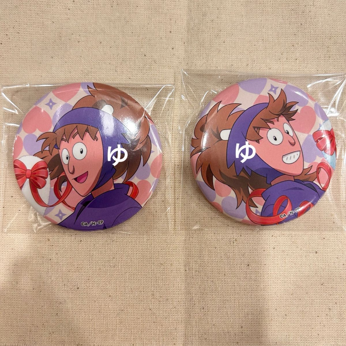 忍たま乱太郎 不破雷蔵 鉢屋三郎 双忍 はぁとふる大作戦の段 缶バッジ